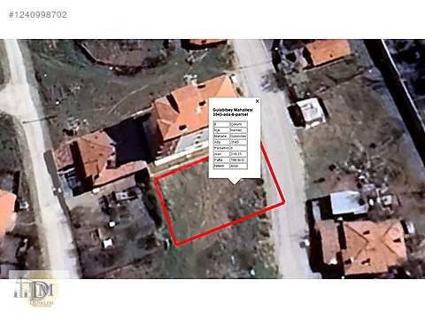 Gülabibey Kapaklıda 3 Kat İmarlı Mimari Etüdü Hazır Fırsat Arsa
